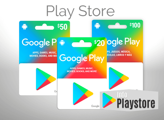 tarjetas de Play Store